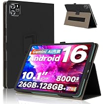 Amazon.co.jp: タブレット Android 16 【2026最新鋭バージョン 保護